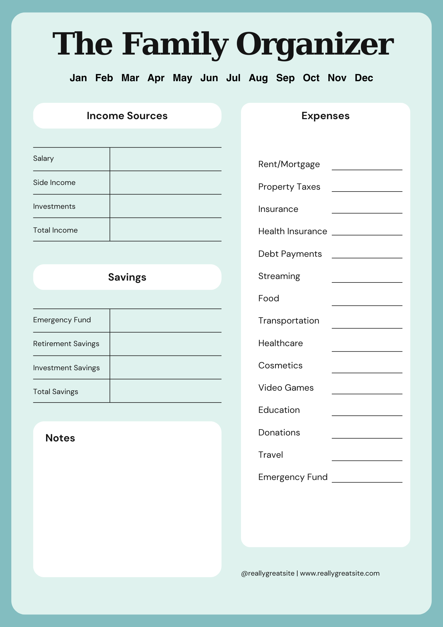 The Family Organizer