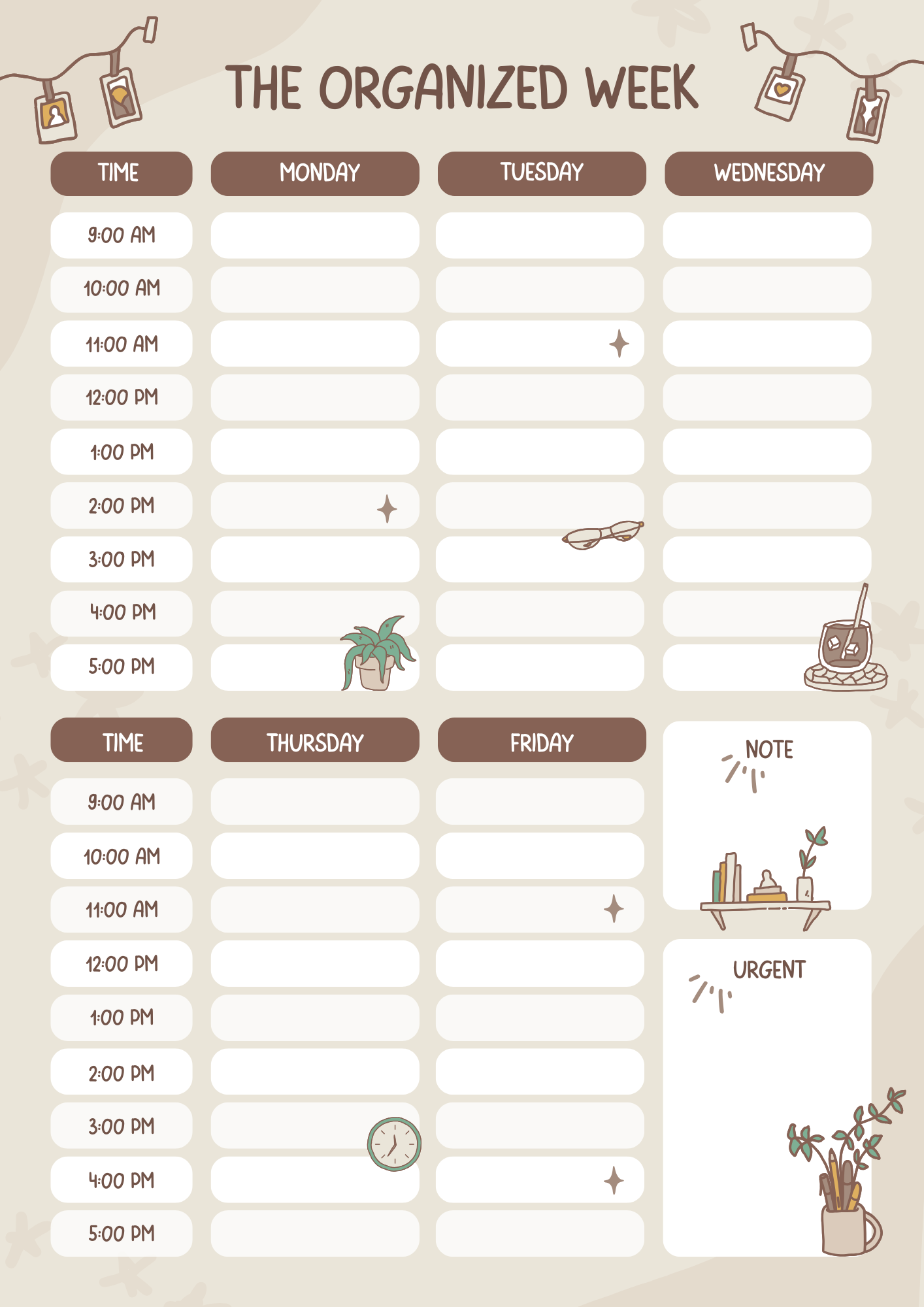 Success Sprint Weekly Planner